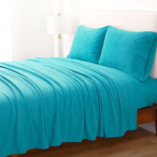 Foto 3 | Juego De Sabanas Polar Invernales Suaves Y Cálidas Para Las Noches Frías Matrimonial Baby Blue Kyuden Home