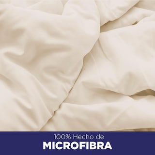 Foto 2 | Juego De Sábanas Matrimonial Hokins 4 Piezas Beige Microfibra