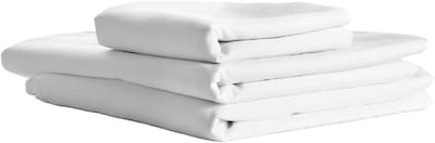 Foto 1 | Juego De Sábanas King Size Hokins 3 Piezas Blanco 300 Hilos 100% Algodón