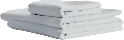 Foto 1 | Juego De Sábanas Queen Size Hokins 3 Piezas Gris 400 Hilos 100% Algodón