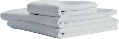 Foto 1 | Juego De Sábanas Matrimonial Hokins 3 Piezas Gris 300 Hilos 100% Algodón