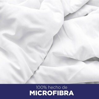 Foto 2 | Juego De Sábanas Matrimonial Hokins 4 Piezas Blanco Microfibra