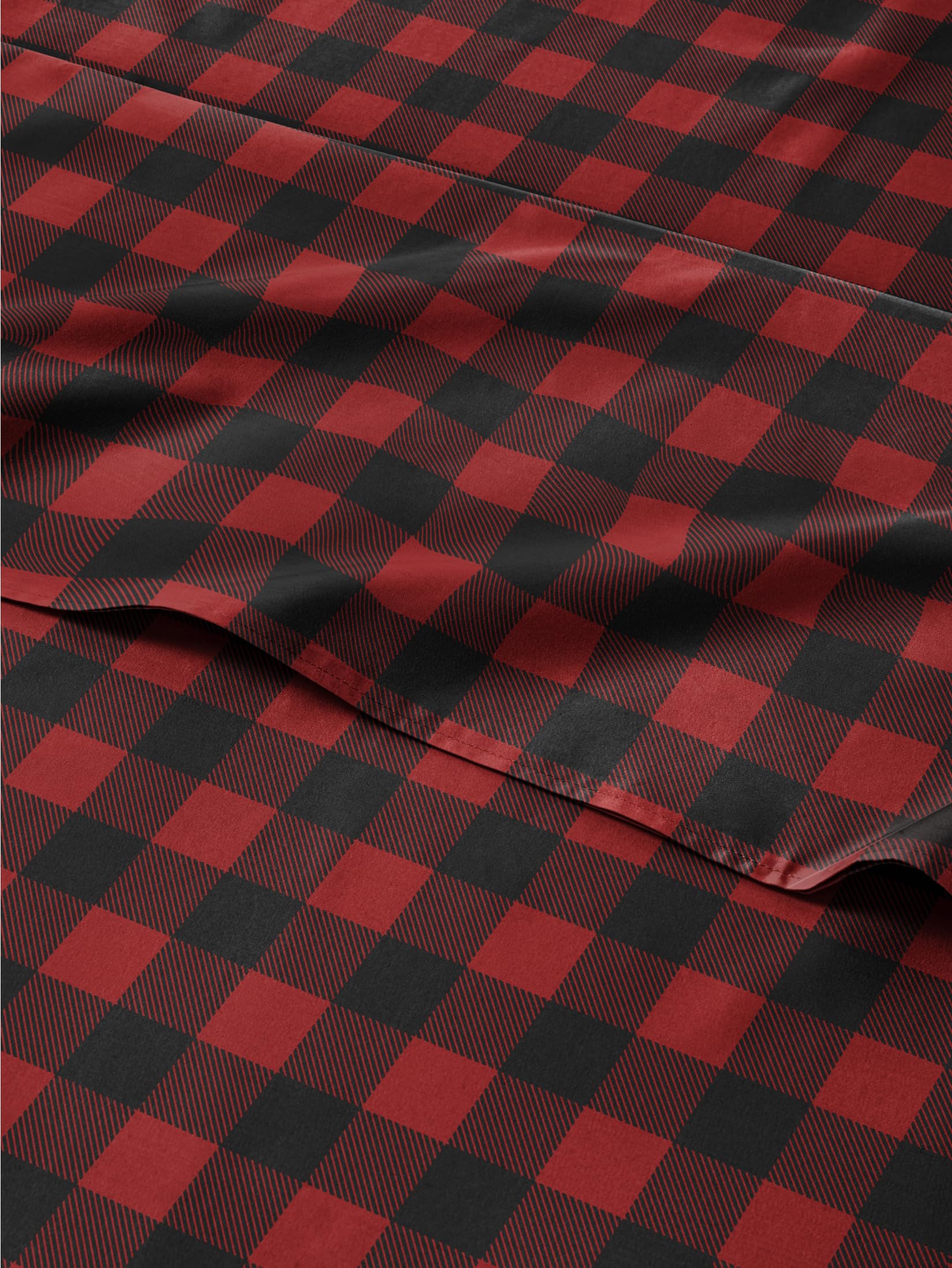 Foto 2 pulgar | Juego De Sábanas Cgk Unlimited Christmas Cal King Buffalo Plaid - Venta Internacional.