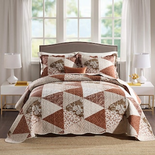 Foto 1 | Juego de Colcha Travan Patchwork Floral King Size - Venta Internacional