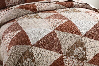Foto 3 | Juego de Colcha Travan Patchwork Floral King Size - Venta Internacional