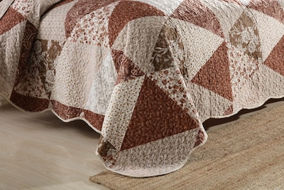 Foto 5 | Juego de Colcha Travan Patchwork Floral King Size - Venta Internacional