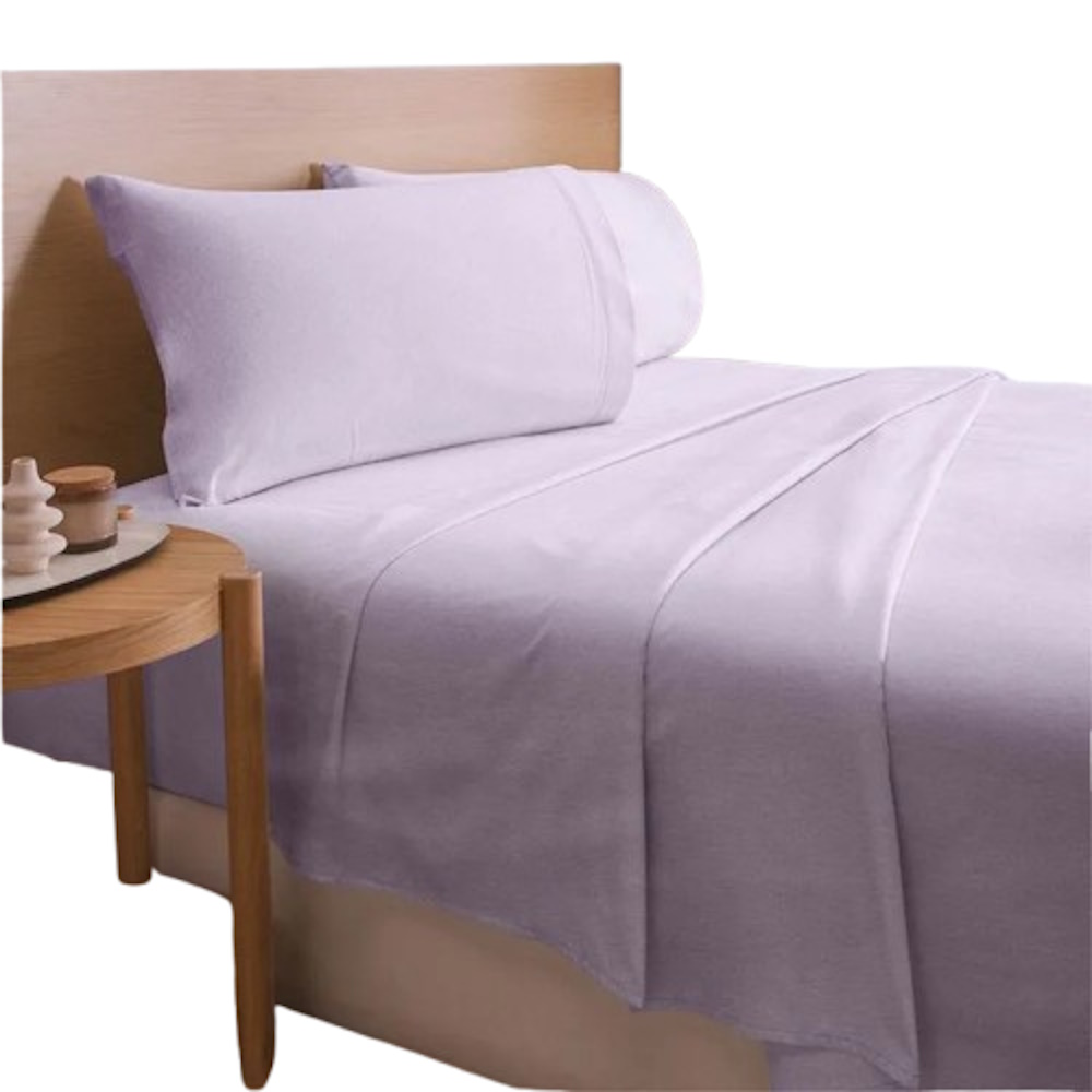 Juego de Sábana Concord Lavanda Light Poliéster Matrimonial