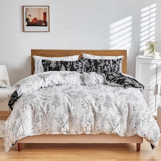 Foto 2 | Juego de Cama Joyreap Botanical Queen Reversible 7 Piezas - Venta Internacional