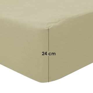 Foto 4 | Juego De Sábana Platinum Tela Tipo Bamboo Individual Beige