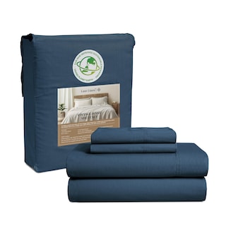 Foto 1 | Juego de Sábanas Lane Linen Azul-Venta Internacional
