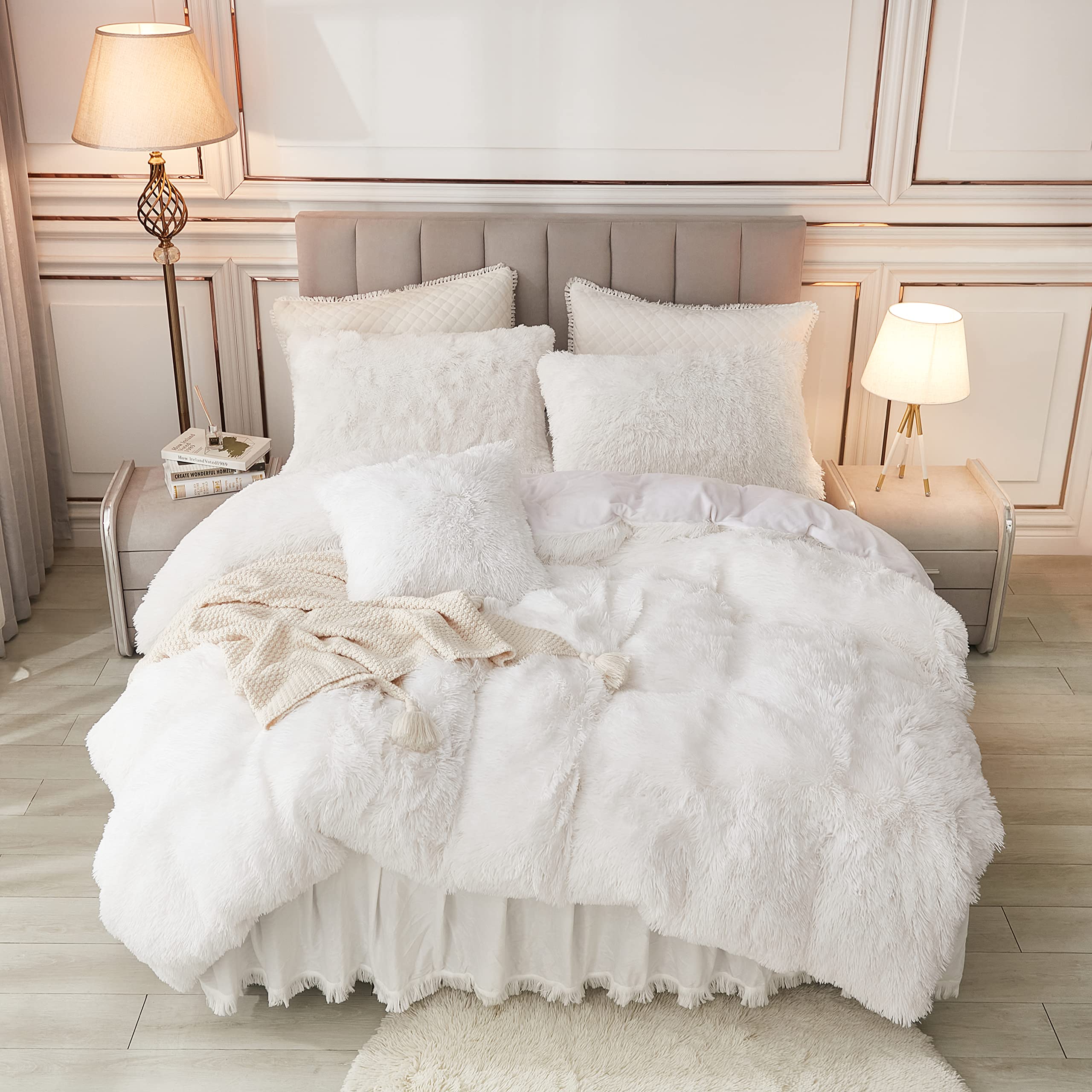 Foto 1 | Edredón Annadaif Blanca King Size-Venta Internacional