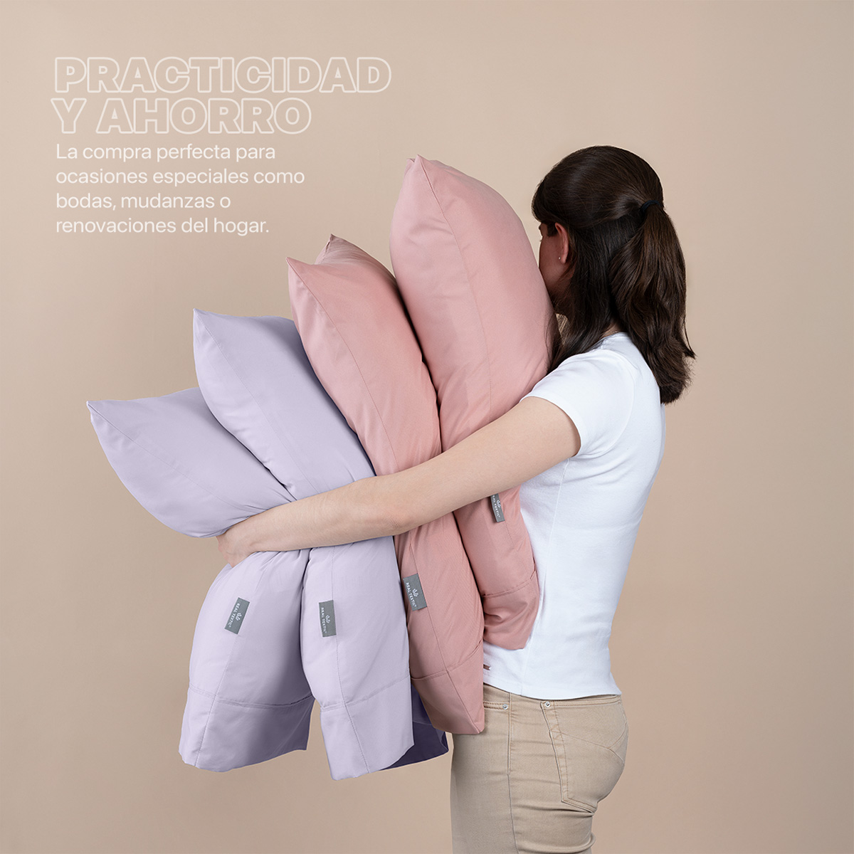 Foto 7 pulgar | Paquete De 2 Juegos De Sábanas De Microfibra Real Textil Rosa-violeta Matrimonial