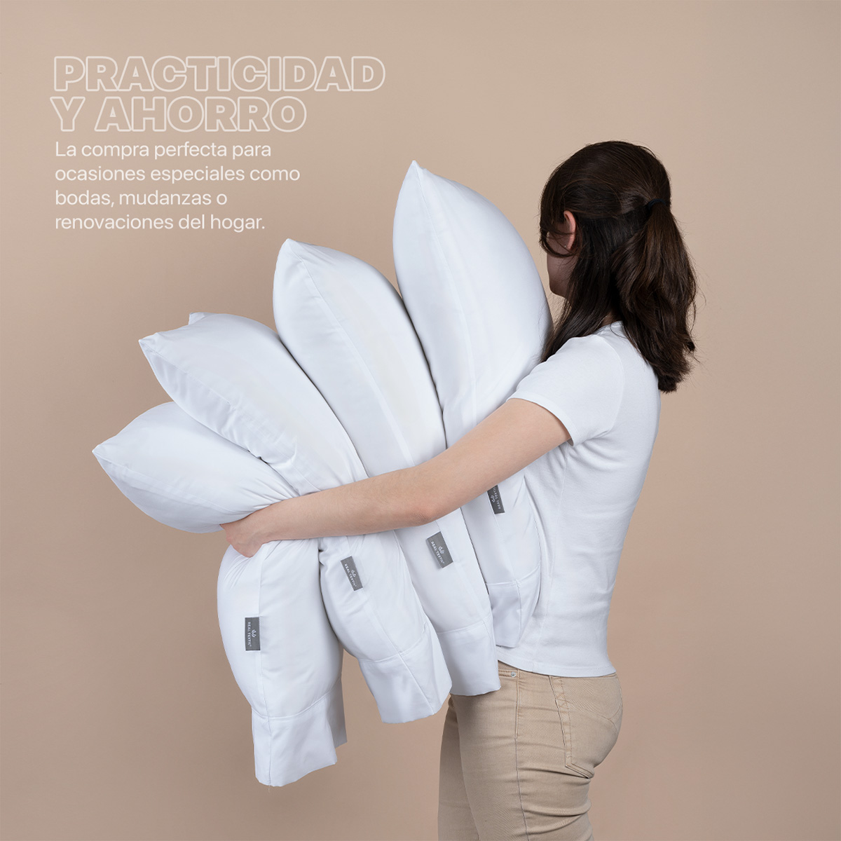 Foto 7 pulgar | Paquete De 2 Juegos De Sábanas De Microfibra Real Textil Blanco Matrimonial