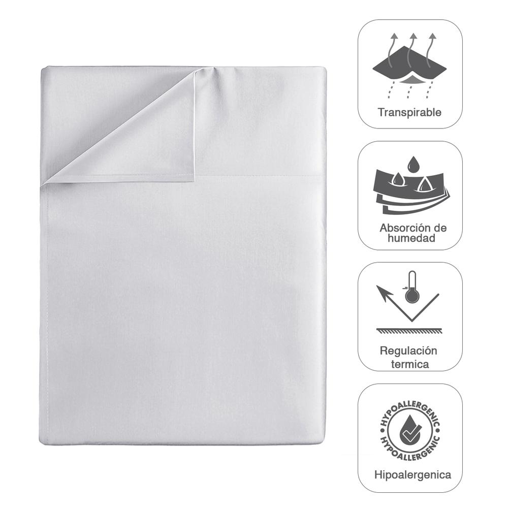 Foto 3 pulgar | Juego Sábanas Solid Percale Polo One Liso 50% Algodón