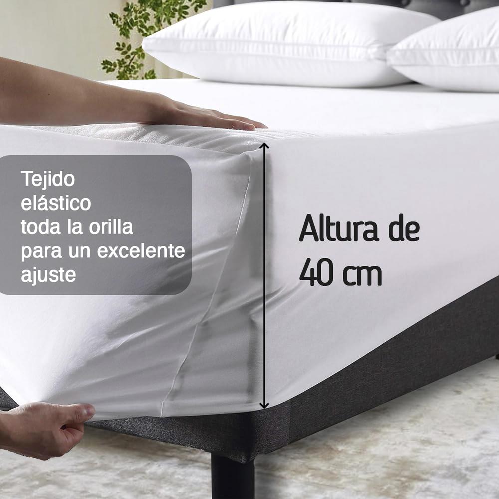 Foto 4 pulgar | Juego Sábanas Solid Percale Polo One Liso 50% Algodón