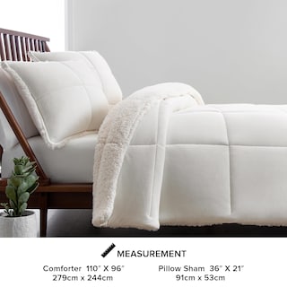 Foto 5 | Juego De Edredón Ugg Blissful King Reversible Snow King Size - Venta Internacional.