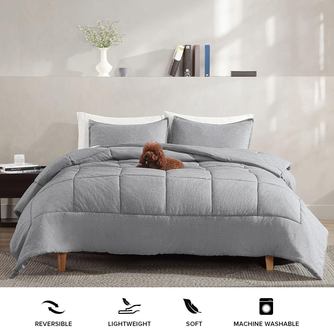 Foto 4 pulgar | Juego De Edredón Ugg Leonora Full/queen De 3 Piezas, Ropa De Cama Gris - Venta Internacional.