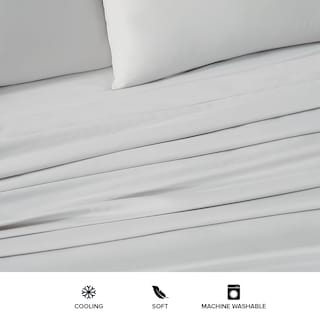 Foto 2 | Juego Completo de Sábanas y Fundas de Almohada UGG Alahna Stone Matrimonial 4 Piezas - Venta Internacional