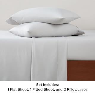 Foto 3 | Juego Completo de Sábanas y Fundas de Almohada UGG Alahna Stone Matrimonial 4 Piezas - Venta Internacional
