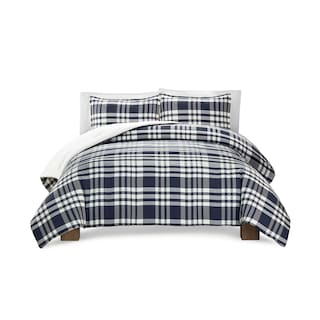 Foto 2 | Juego de Edredón Ugg Leonora Twin-twin Xl 2 Piezas Ocean Plaid - Venta Internacional