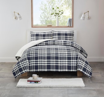 Foto 7 | Juego de Edredón Ugg Leonora Twin-twin Xl 2 Piezas Ocean Plaid - Venta Internacional