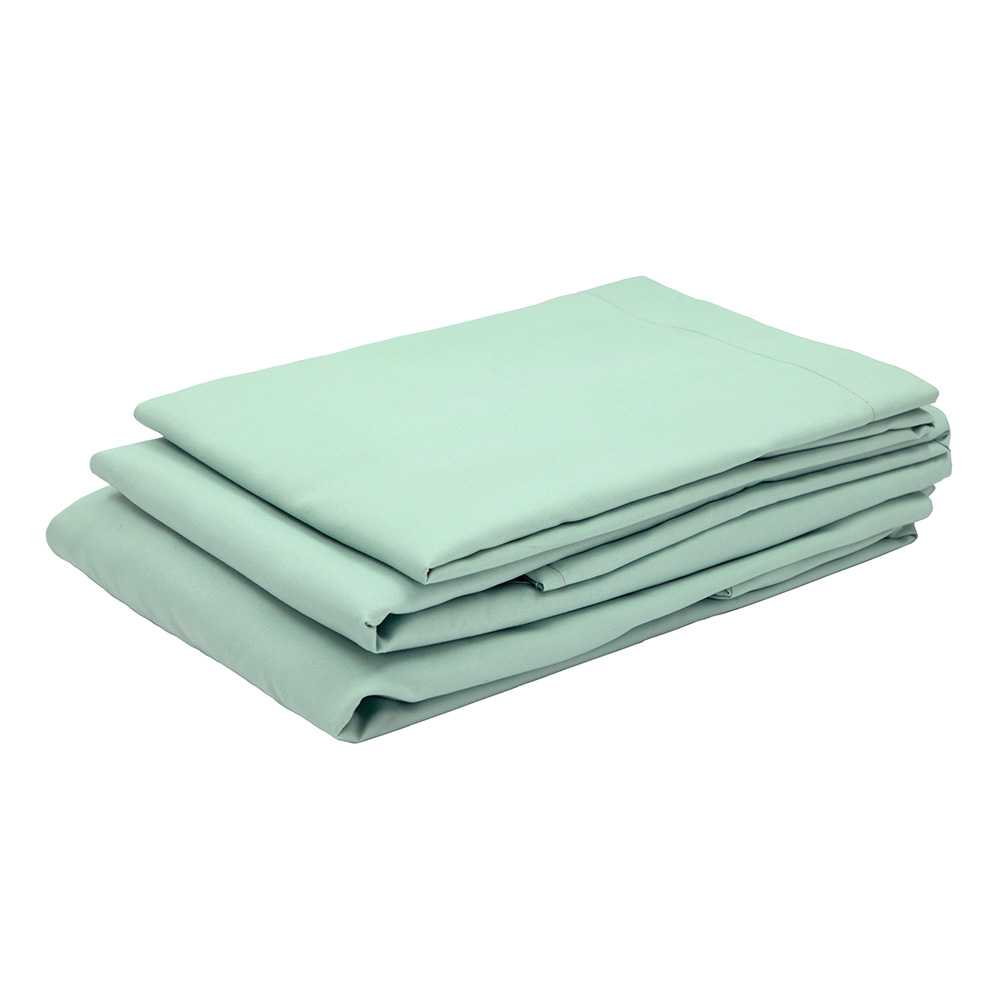 Foto 7 pulgar | Protector Ultra + Sábanas Softy Menta + Almohada 2-pack Matrimonial Dicasa