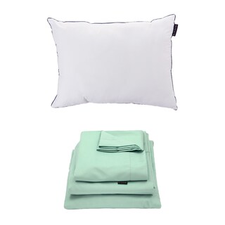 Foto 1 | Sabanas Softy Menta + Almohada One Individual