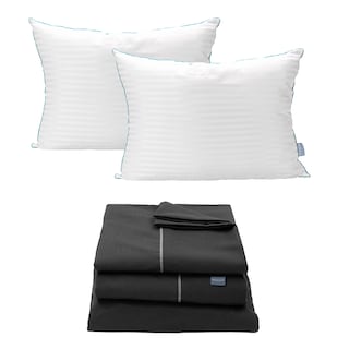 Foto 1 | Sábanas Dicasa Royal Negro + Almohada Royal Twin Queen Size