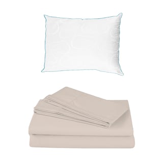 Foto 1 | Sábanas Dicasa Basic Crema + Almohada Osos Individual