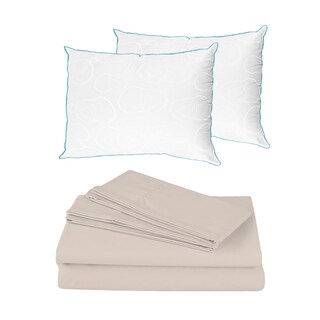 Foto 1 | Sábanas Dicasa Basic Crema + Almohada Osos 2 King Size