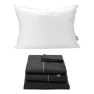 Foto 1 | Sábanas Dicasa Royal Negras + Almohada Royal Individual