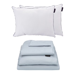 Foto 1 | Sábanas Dicasa Softy Platino + Almohada One 2 Matrimonial