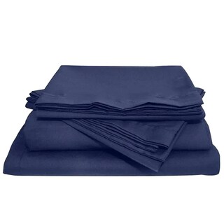Foto 1 | Juego De Sabanas Microfibra Frescas Y Antiarrugas King Size Navy Marino Kyuden Home