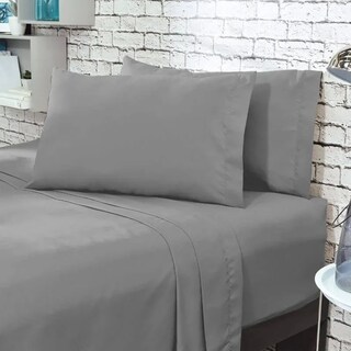 Foto 5 | Juego De Sabanas Microfibra Frescas Y Antiarrugas King Size Gris Oxford Kyuden Home