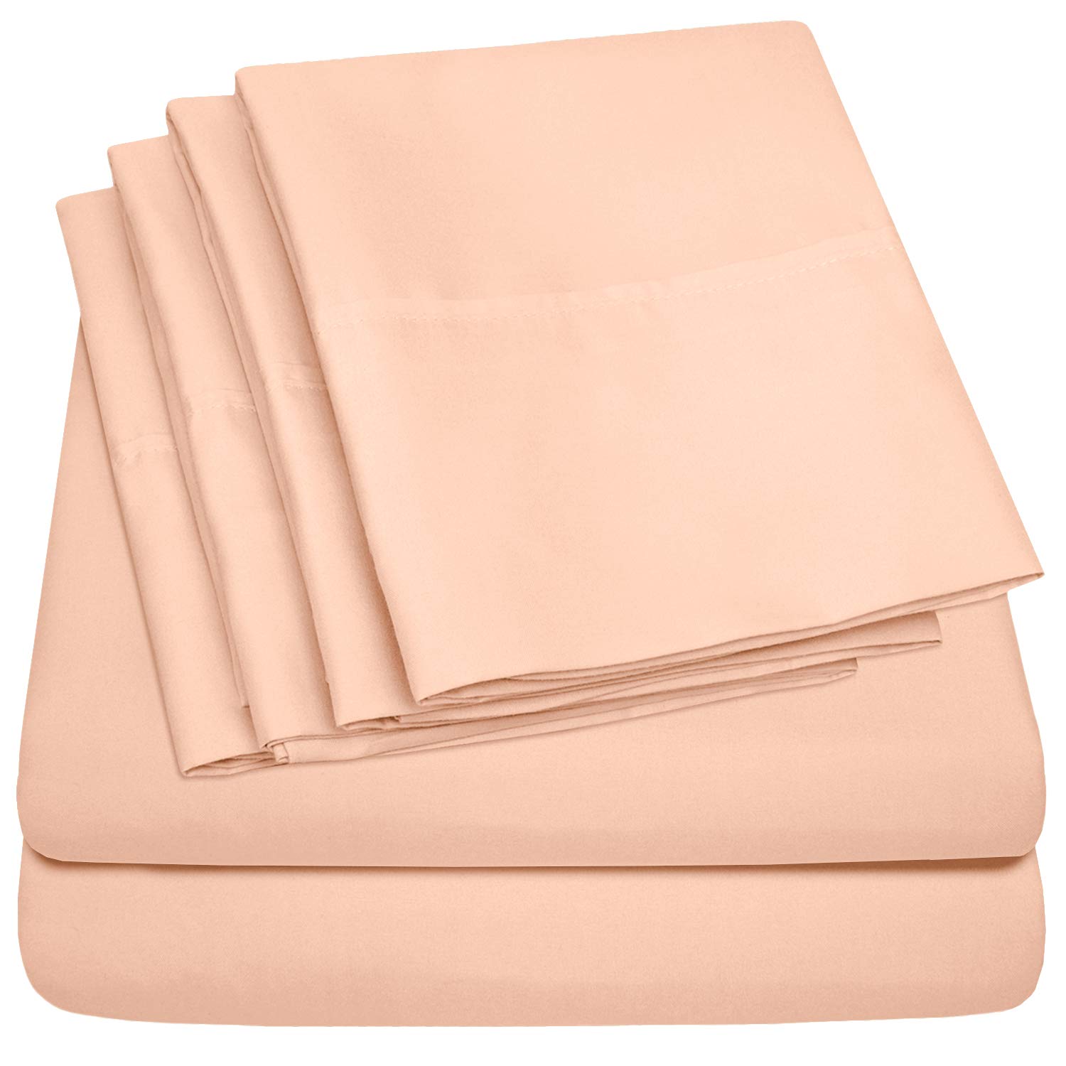 Juego De Sábanas Sweet Home Collection Rv Short Queen Peach - Venta Internacional.