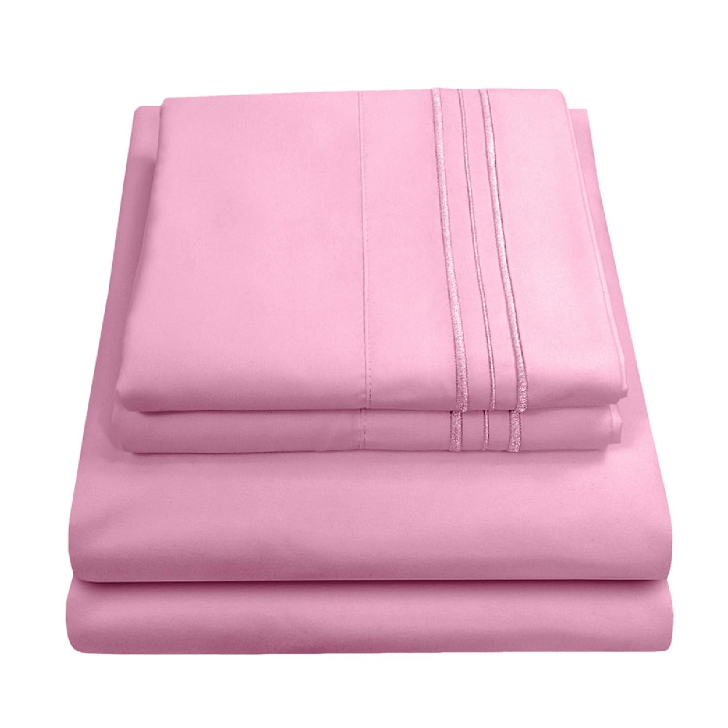 Foto 2 pulgar | Sábanas Sweet Home Collection Supreme Queen Pink - Venta Internacional.
