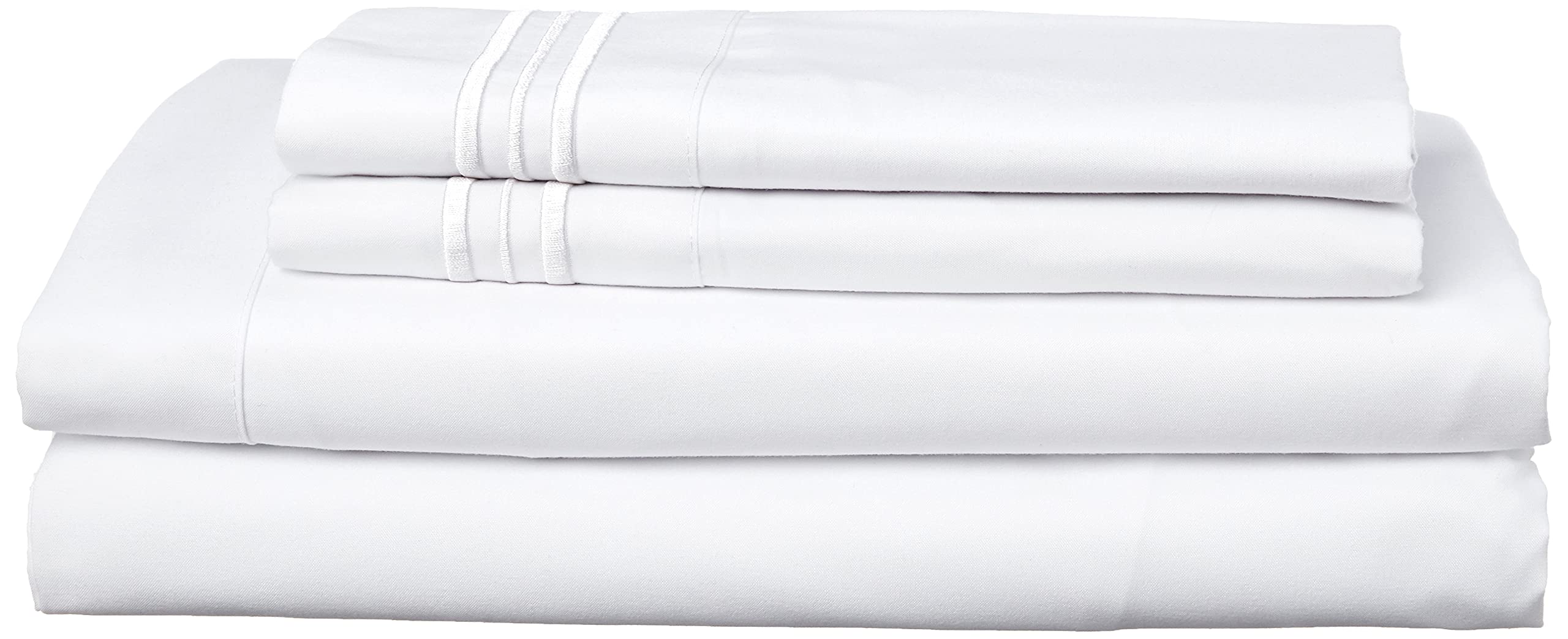 Foto 2 pulgar | Sábanas Sweet Home Collection Supreme King, Color Blanco - Venta Internacional.