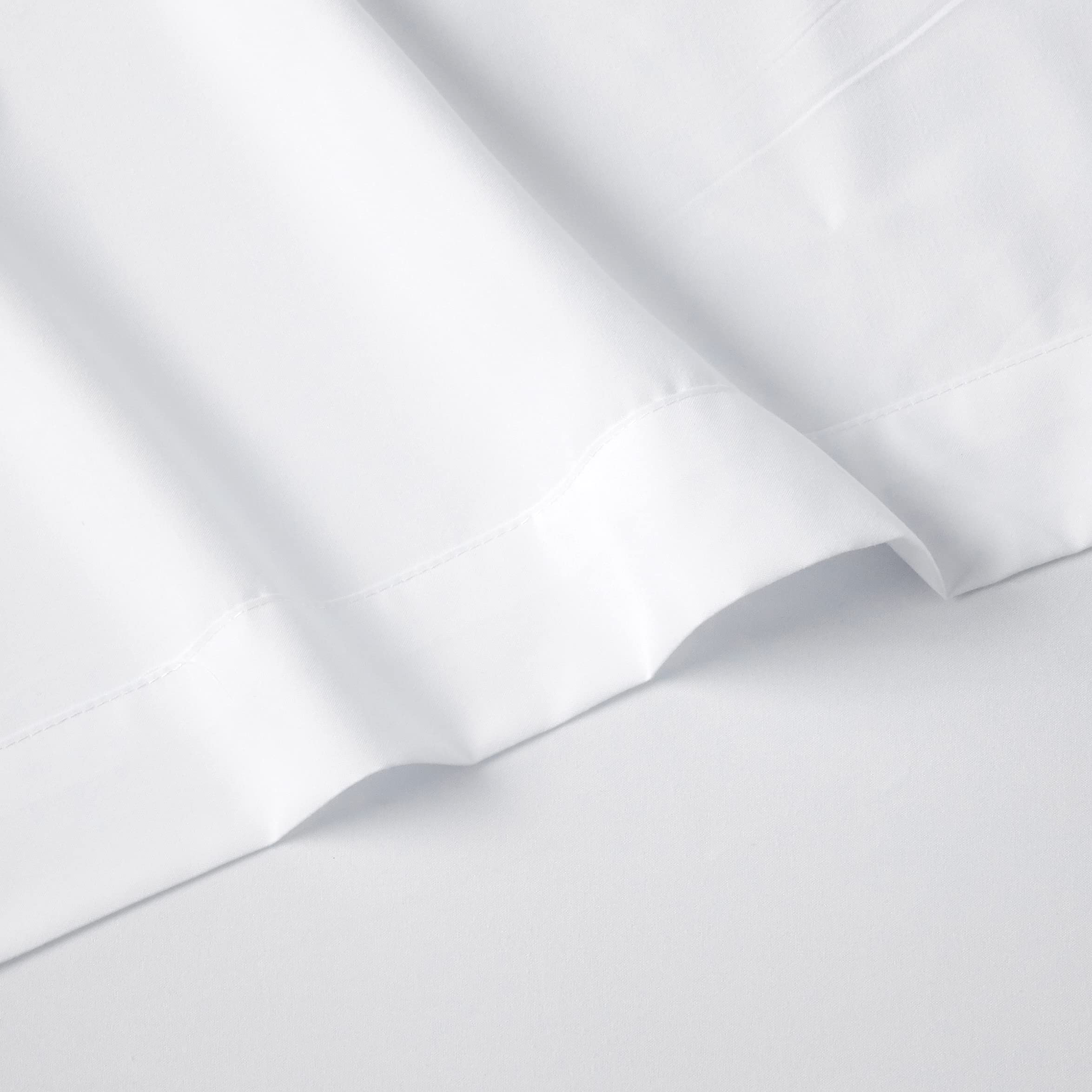 Foto 4 pulgar | Sábanas Sweet Home Collection Supreme King, Color Blanco - Venta Internacional.