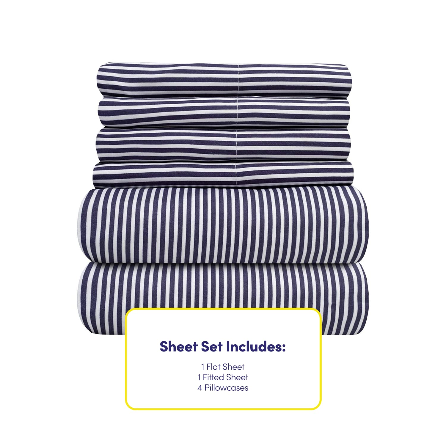 Foto 4 | Sábanas Sweet Home Collection, 6 Unidades, 1500 Supreme King - Venta Internacional.