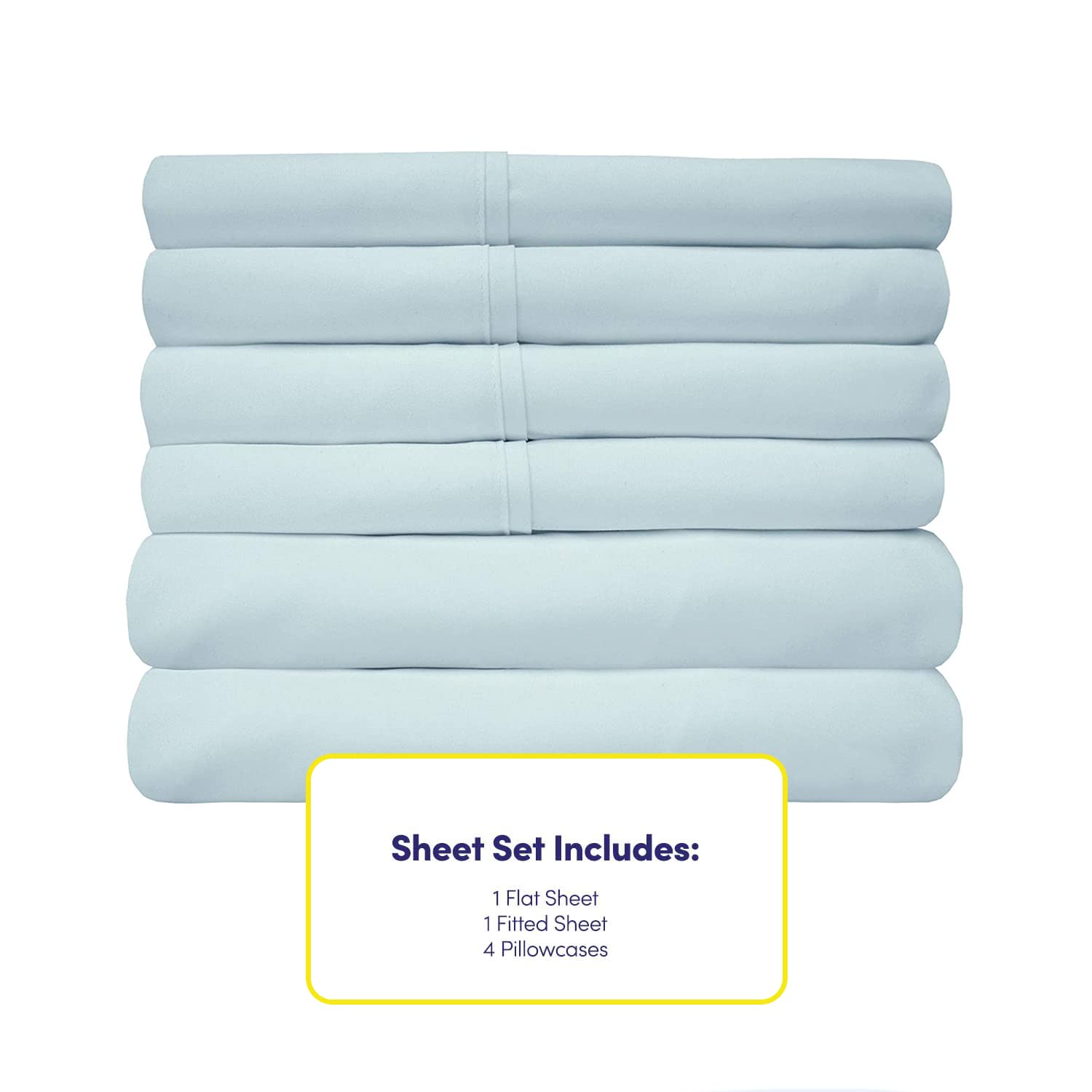 Foto 4 | Sábanas Sweet Home Collection 1500 Supreme Full Aqua - Venta Internacional.