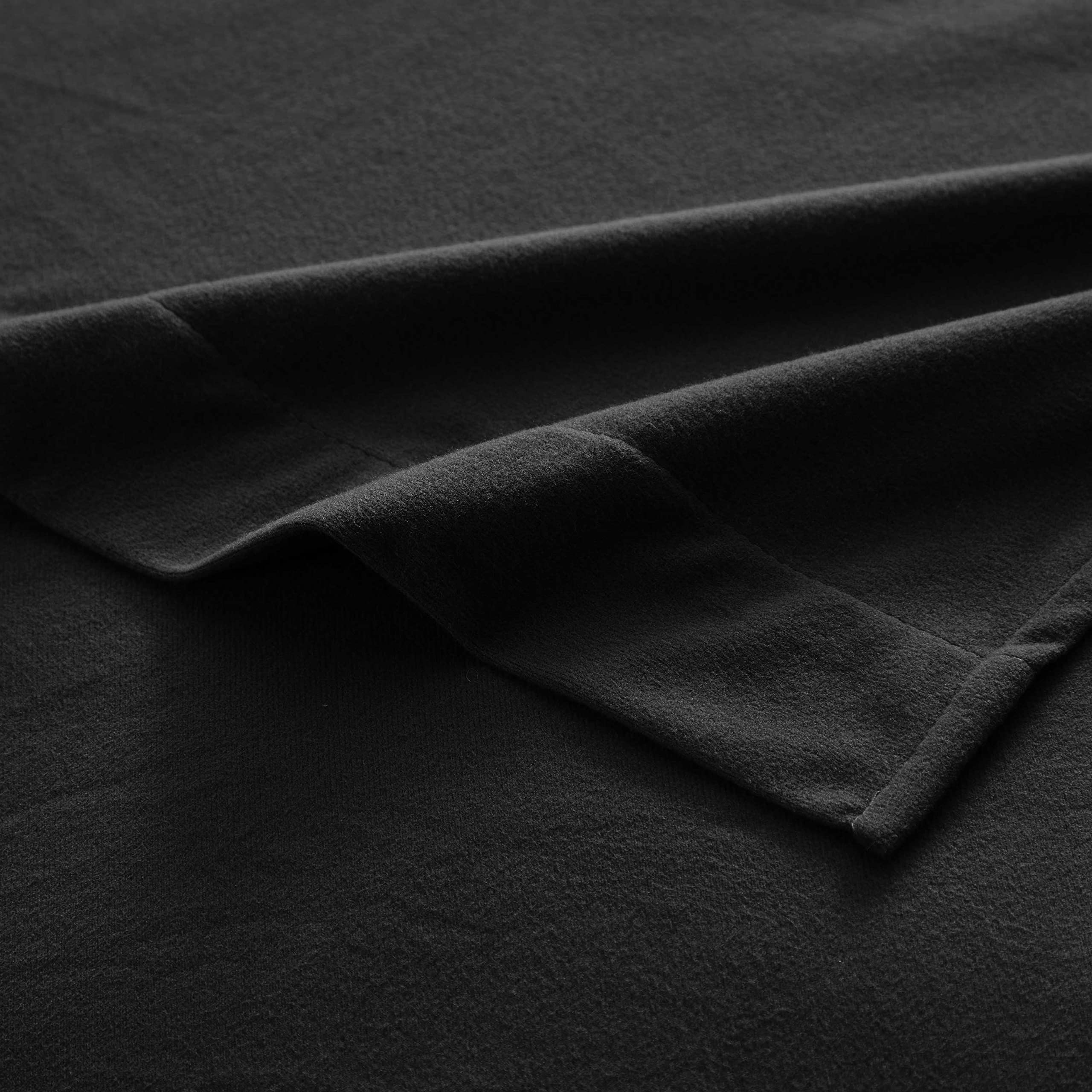 Foto 4 pulgar | Juego De Ropa De Cama Sweet Home Collection Frannel Queen Black, 6 Piezas - Venta Internacional.
