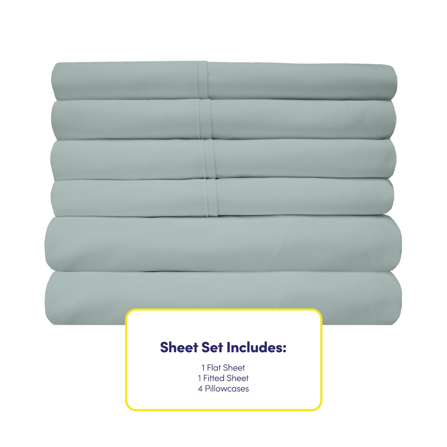 Foto 4 | Juego De Sábanas Sweet Home Collection Rv Short Queen Slate - Venta Internacional.