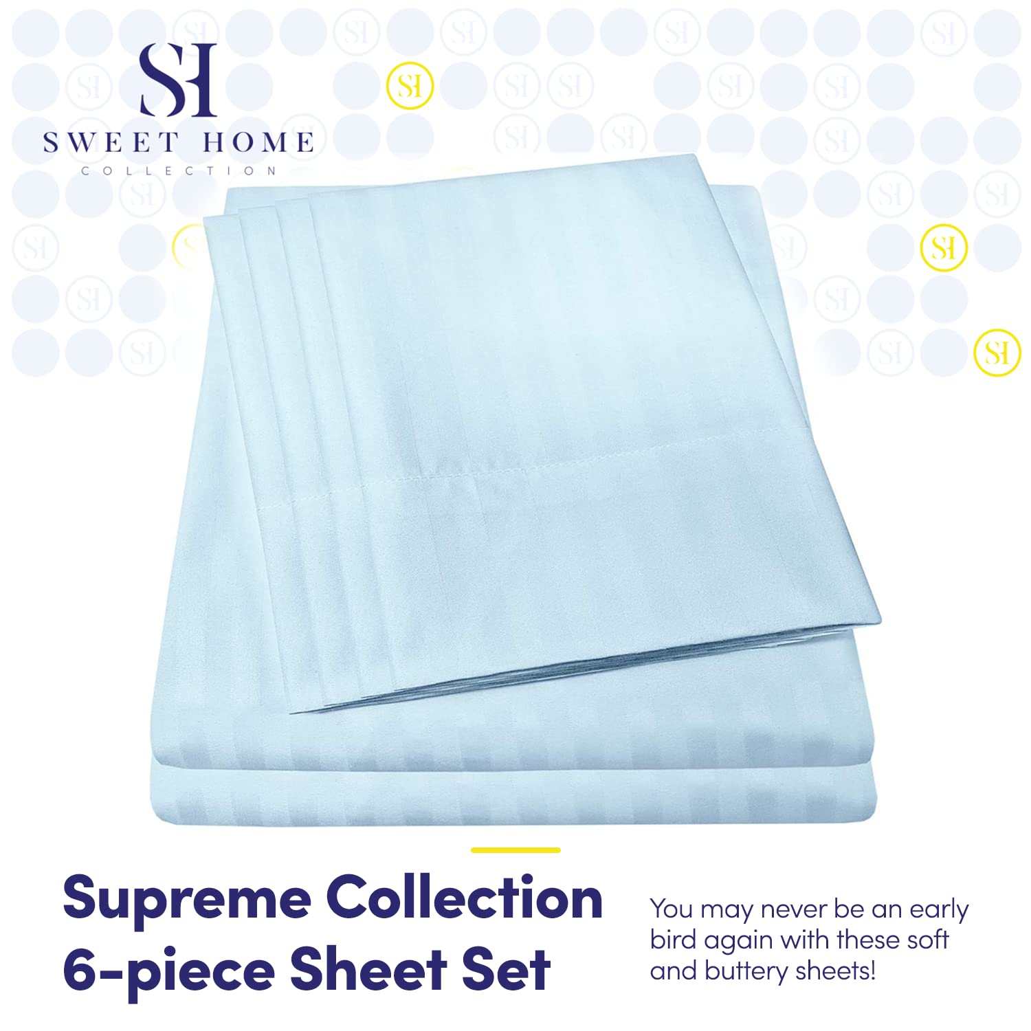 Foto 2 | Sábanas Sweet Home Collection 1500 Supreme Cal King - Venta Internacional.