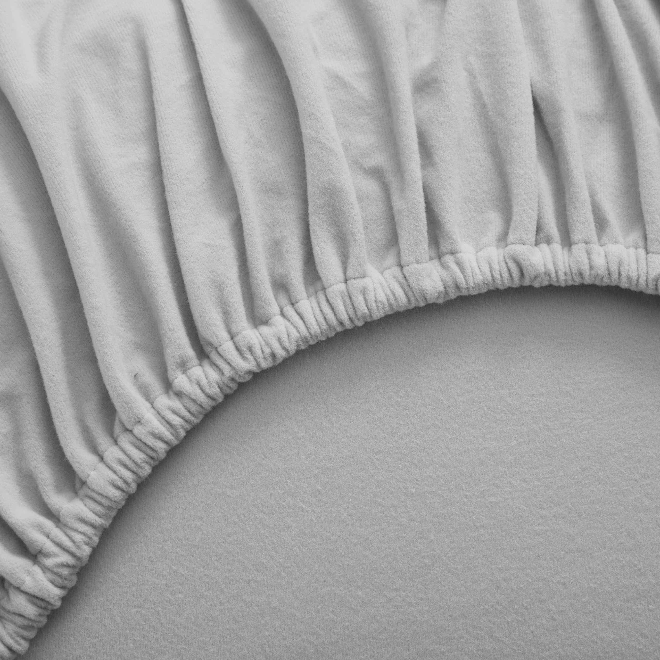 Foto 5 pulgar | Sábanas De Franela Sweet Home Collection King Size Plateadas - Venta Internacional.