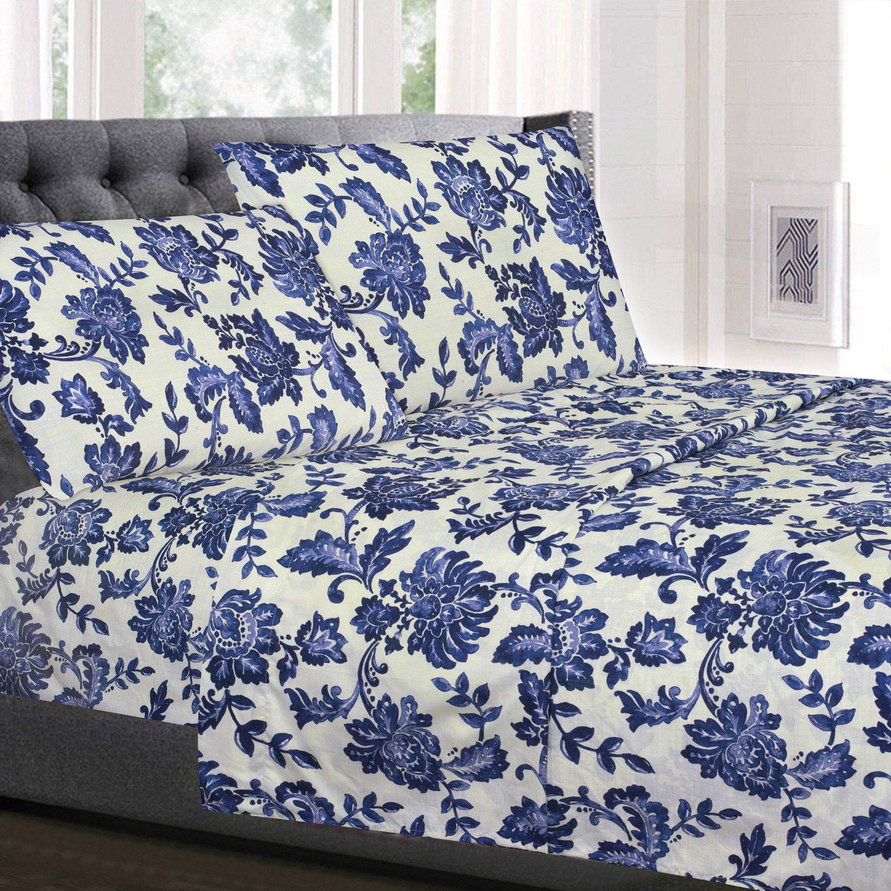 Foto 2 pulgar | Sábanas Sweet Home Collection Tuscany Queen Size - Venta Internacional.