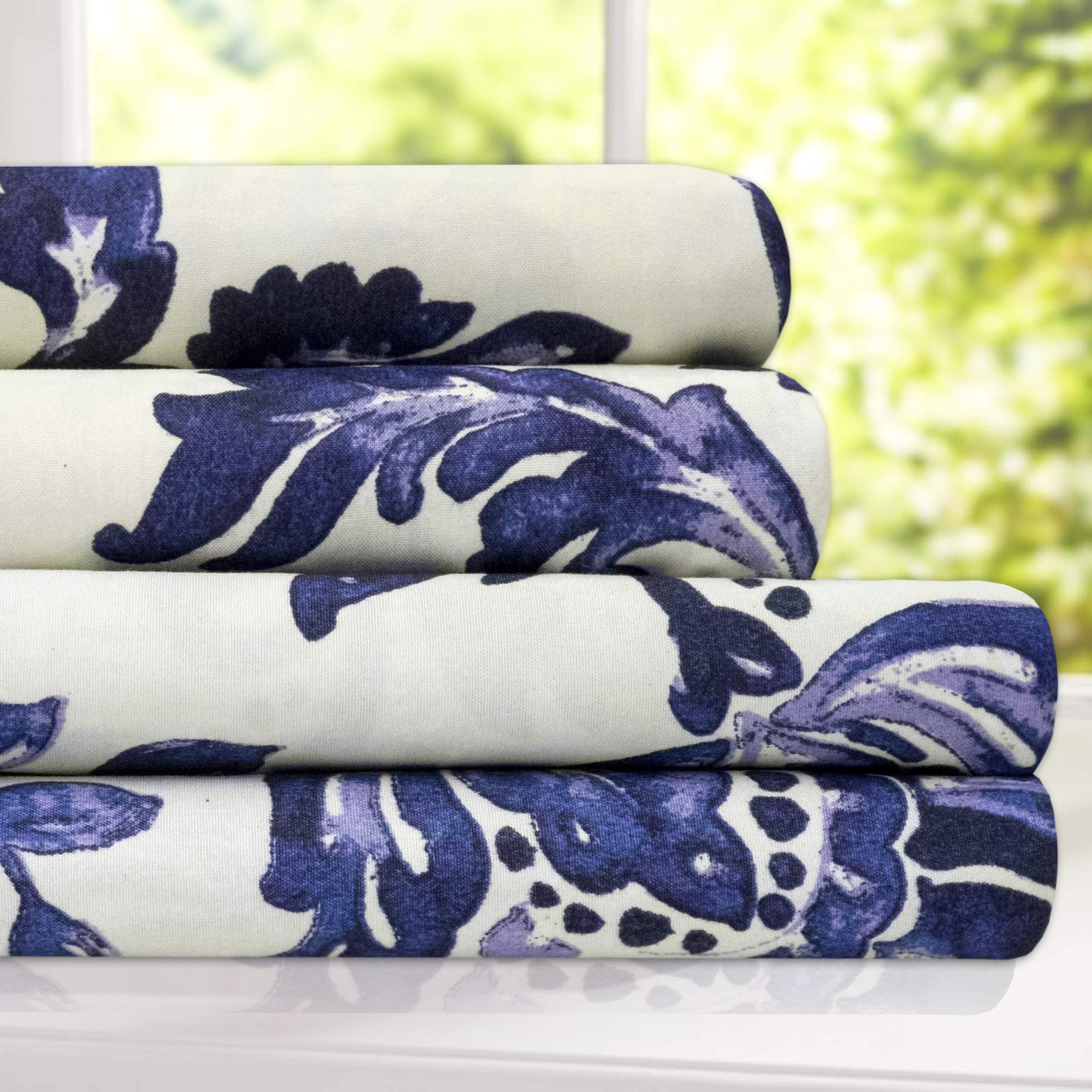 Foto 4 pulgar | Sábanas Sweet Home Collection Tuscany Queen Size - Venta Internacional.