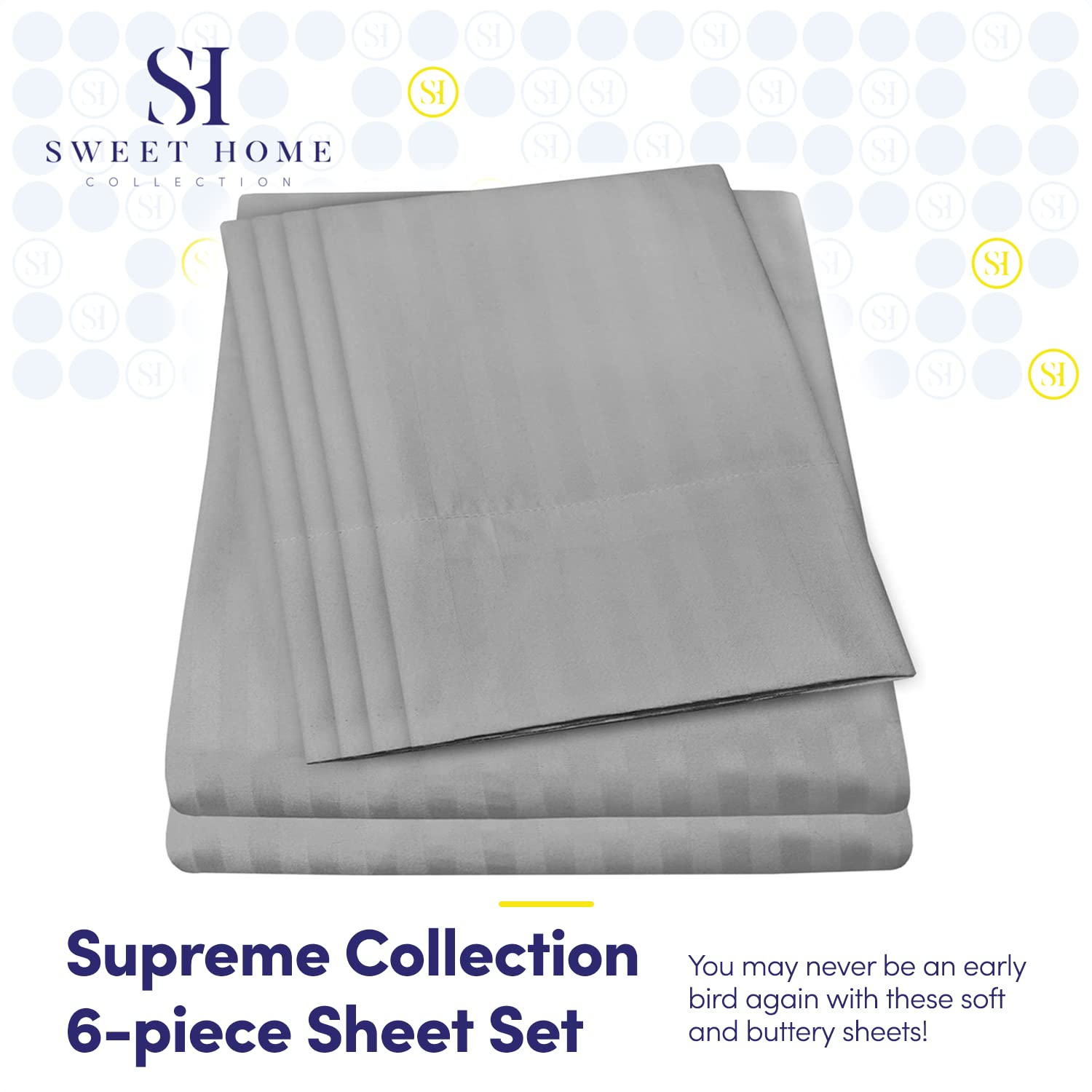 Foto 2 | Sábanas Sweet Home Collection 1500 Supreme De Tamaño Completo - Venta Internacional.