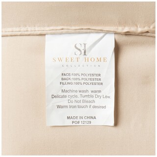 Foto 4 | Cama En Una Bolsa De La Colección Sweet Home Dobby Stripe Twin Beige - Venta Internacional.
