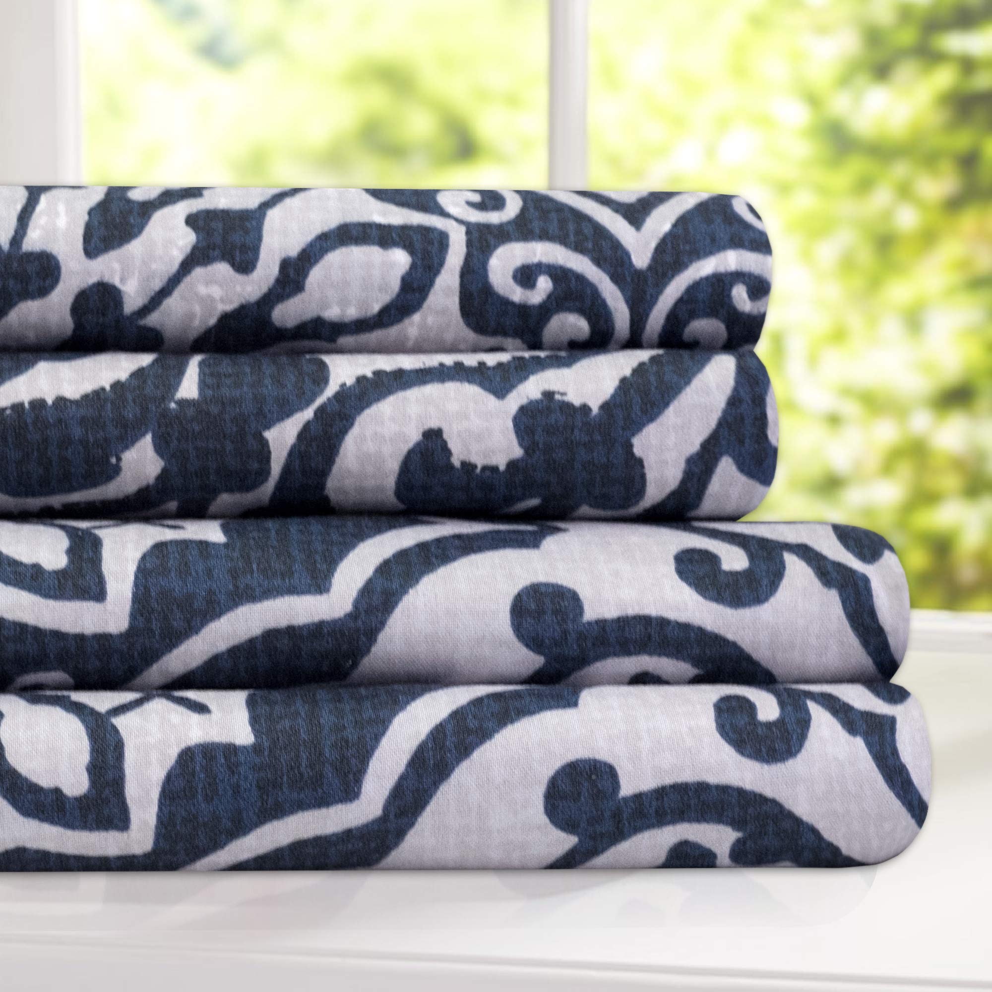 Foto 4 pulgar | Juego De Ropa De Cama Sweet Home Collection, Tamaño Completo, 4 Piezas - Venta Internacional.