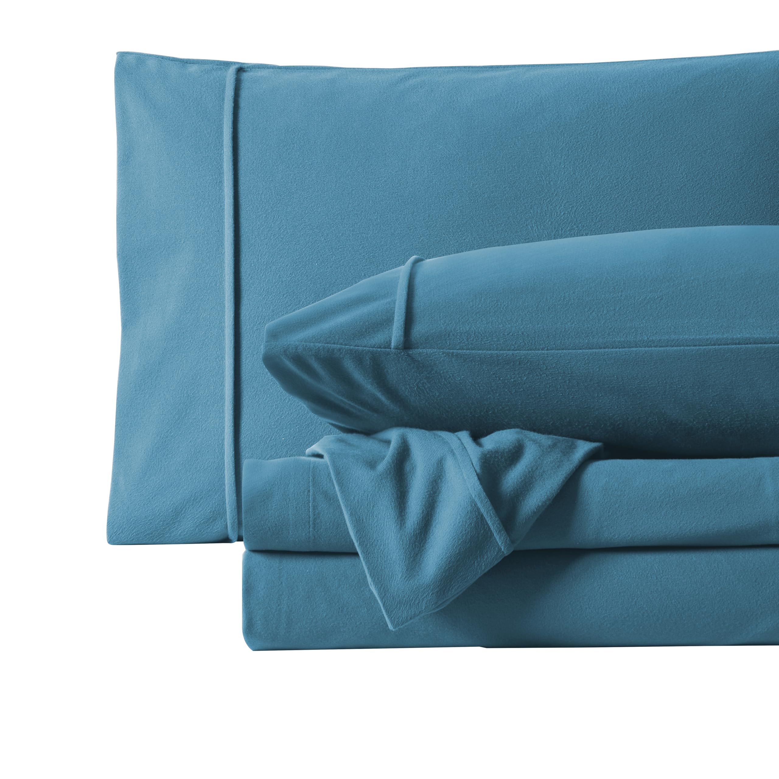 Foto 6 pulgar | Sábanas De Franela Sweet Home Collection Queen Denim - Venta Internacional.